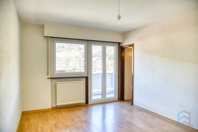 Appartement Sierre - Chambre parentale / Appartement Sierre - Elternschlafzimmer / Appartement Sierre - Master bedroom