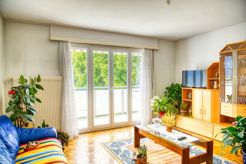 Appartement Veyras - Séjour / Wohnung Veyras - Wohnzimmer / Apartment Veyras - Living room