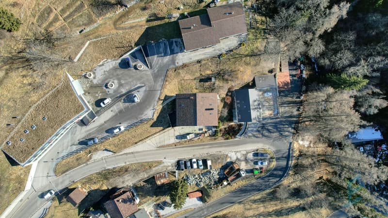 Appartement Vissoie - Vue drone / Wohnung Vissoie - Drohnenansicht / Apartment Vissoie - Drone view
