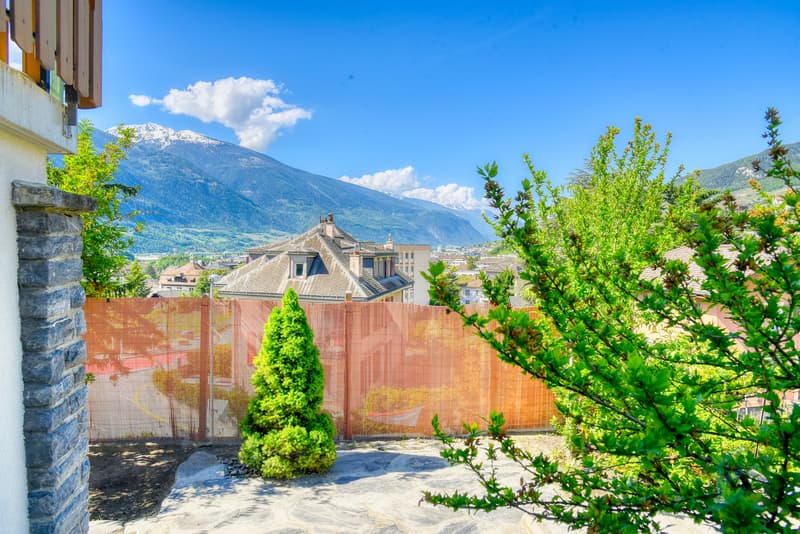 Appartement Veyras - Terrasse / Wohnung Veyras - Terrasse / Apartment Veyras - Terrace