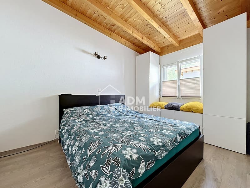 Saillon, semi-detached house with 4.5 rooms and 50 m2 private outdoor space (8)