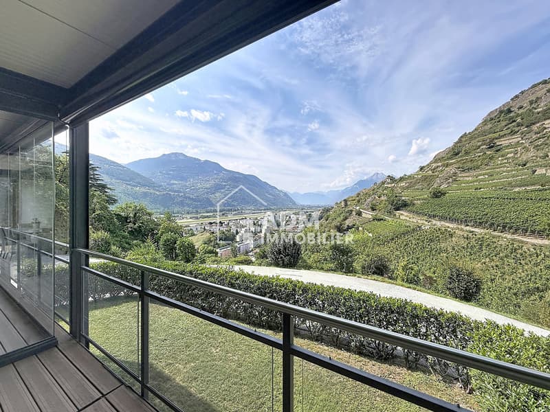 Sion, appartement 4.5 pièces, vue imprenable sur la vallée du Rhône (12)