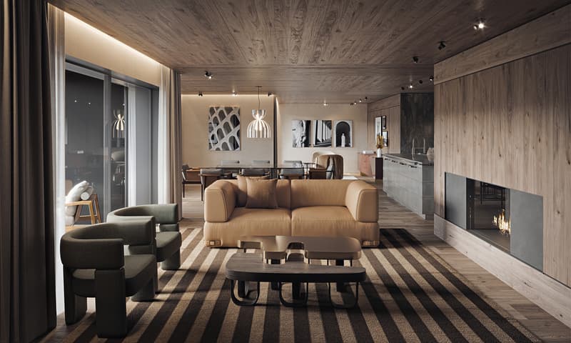 Résidences FENDI - Appartement de luxe au 2ème, exposition est (P22) (8)