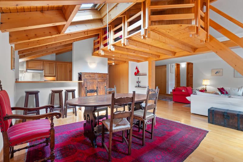 Spacieux appartement 4 chambres centre Crans et golf (4)