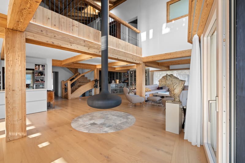 Chalet de prestige à Mayens d'Arbaz - Piscine et Vue imprenable (3)
