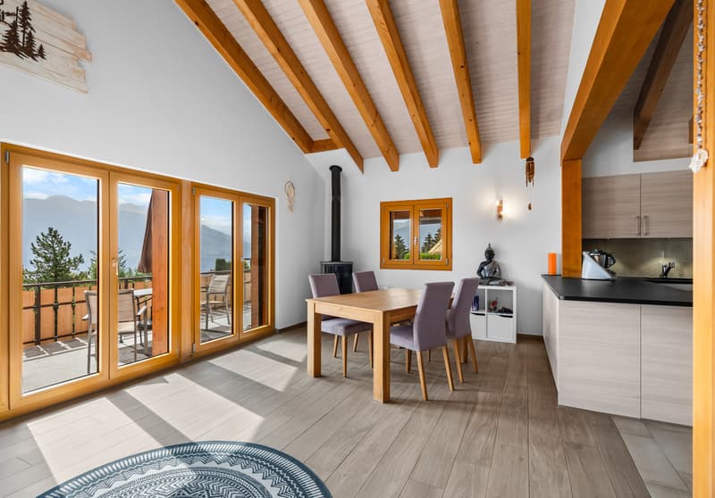 Maison individuelle rénovée en résidence secondaire aux Mayens d'Arbaz (3)