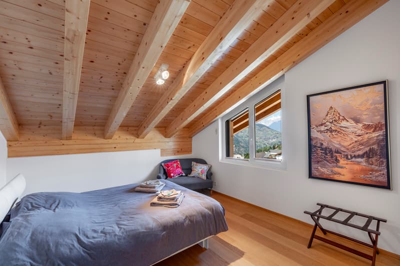 5.5 Zimmer Dachwohnung an grandioser Lage in Grächen (11)