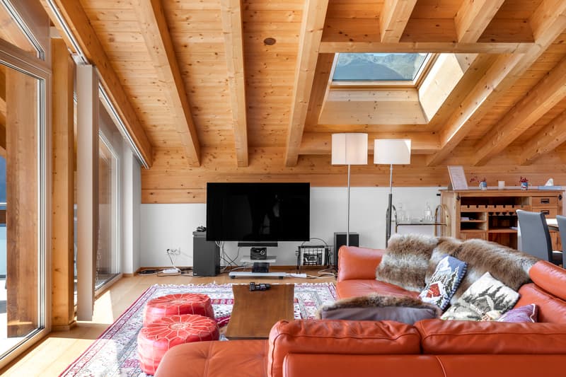 5.5 Zimmer Dachwohnung an grandioser Lage in Grächen (4)