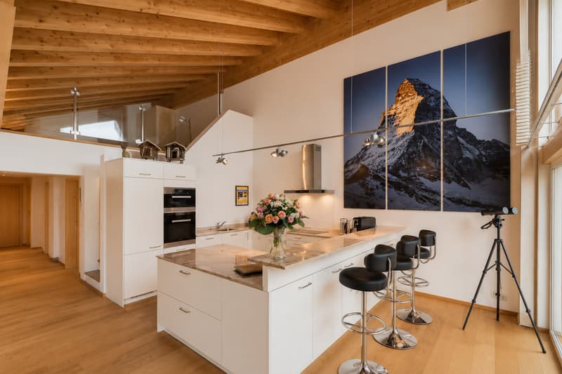 5.5 Zimmer Dachwohnung an grandioser Lage in Grächen (6)