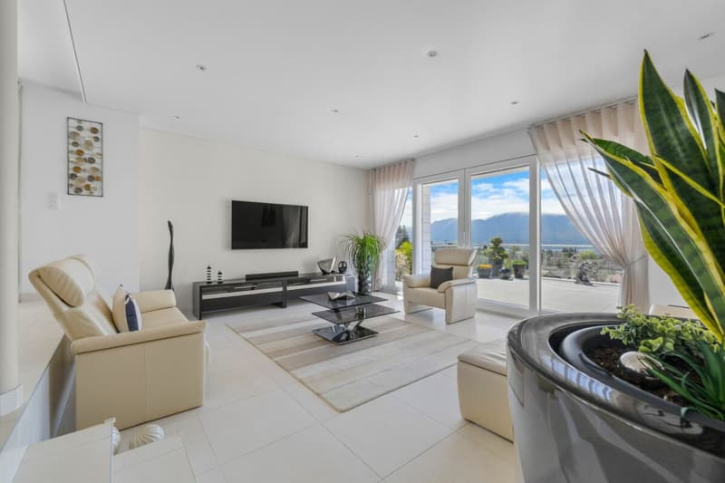 Villa Moderne avec vue panoramique sur le Leman (5)
