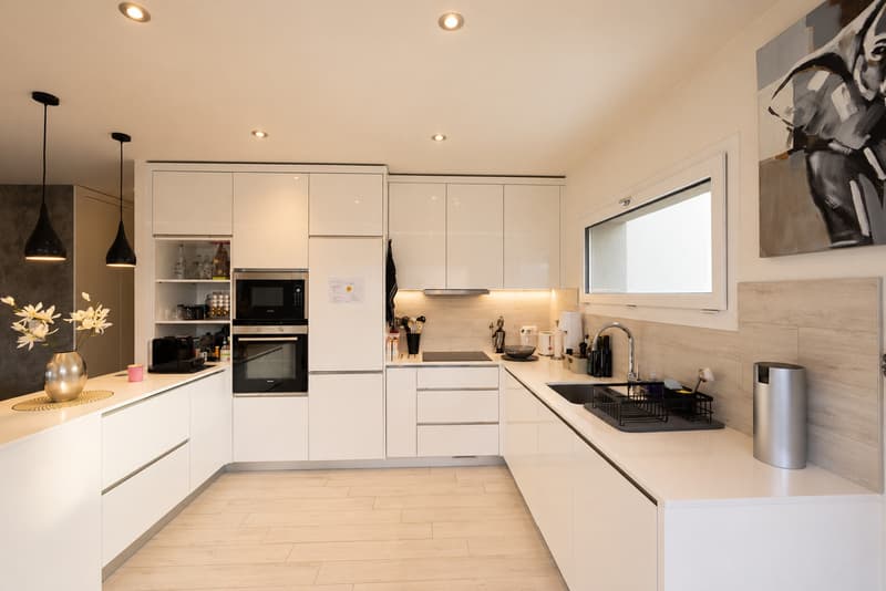 Magnifique attique 3½ pces- grande terrasse 87m2 + véranda -Aproz-Sion (12)