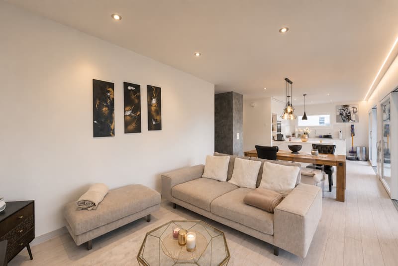 Magnifique attique 3½ pces- grande terrasse 87m2 + véranda -Aproz-Sion (5)