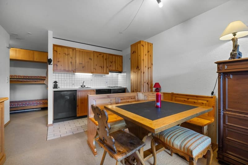 1.5 room apartment on the ground floor ski in ski out (4)