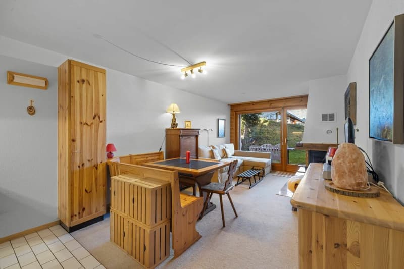 1.5 room apartment on the ground floor ski in ski out (2)