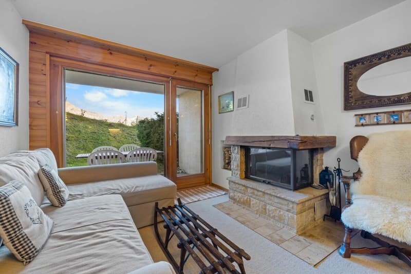 1.5 room apartment on the ground floor ski in ski out (7)