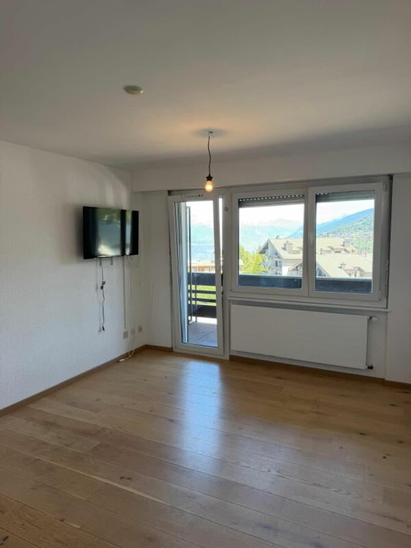 Appartement rénové de 1.5 pièces au centre de la station. (2)