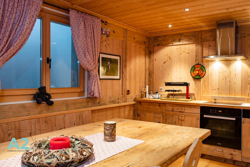 Chalet avec Vue imprenable sur la Vallée et les Alpes (7)