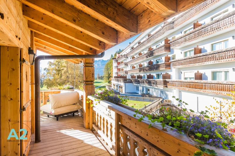 Zu vermieten für die Woche: Außergewöhnliche Wohnung im Zentrum von Crans (8)