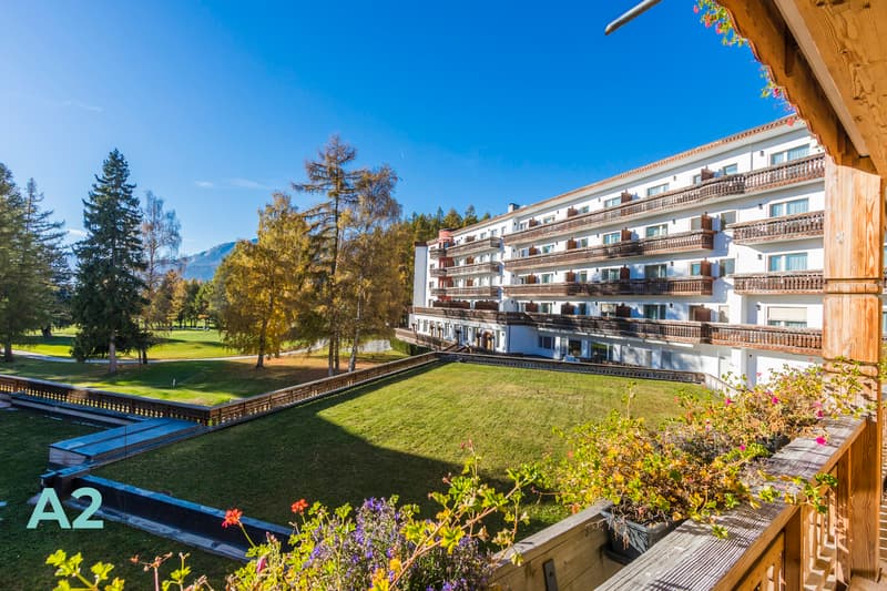 Zu vermieten für die Woche: Außergewöhnliche Wohnung im Zentrum von Crans (6)