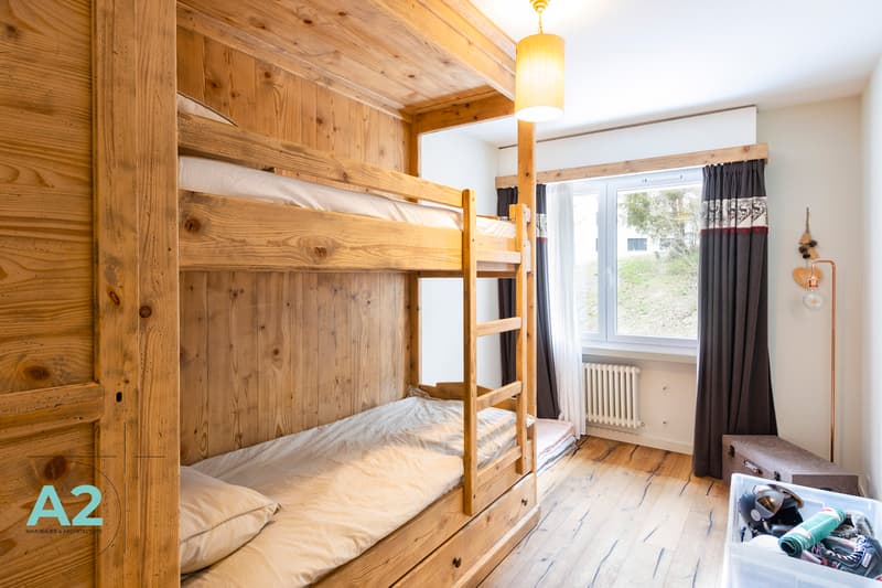 APPARTEMENT SKI-IN/SKI-OUT DE 4,5 PCES EN REZ-DE-JARDIN AVEC TERRASSE (10)