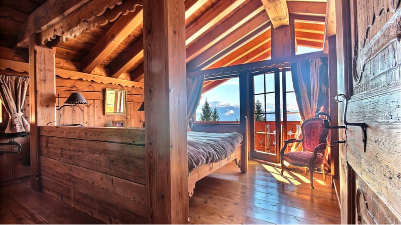 LOCATION Semaine Chalet familiale avec vue panoramique sur les Alpes (13)