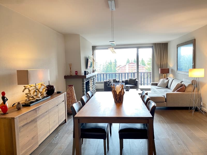 LOCATION SEMAINE 4,5 pièces de standing à deux pas du centre de Crans (4)