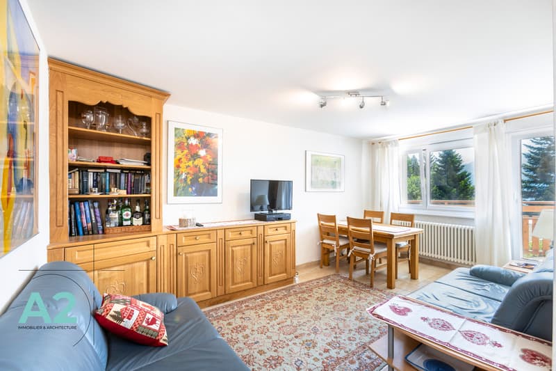 3.5 room apartment at Les Violettes facing the ski slopes (2)