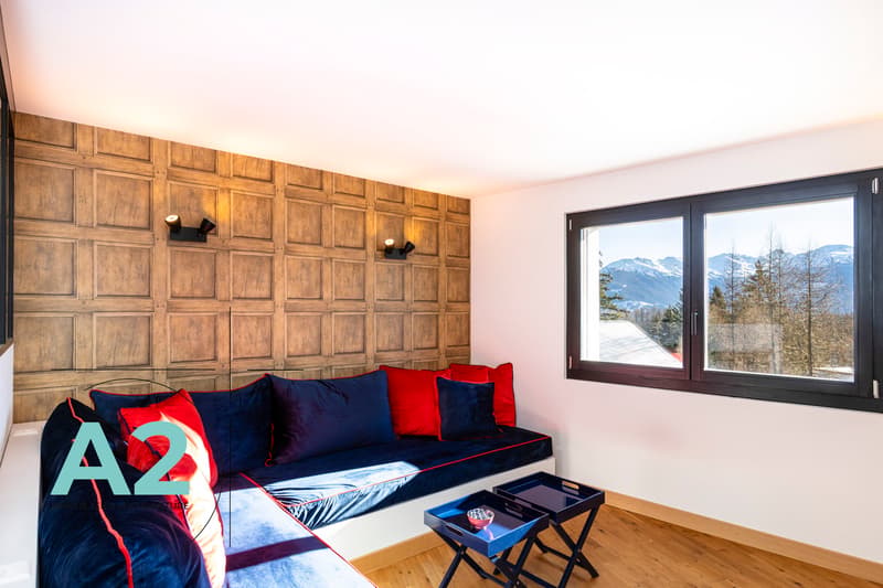 3 pezzi rinnovati vicino al centro di Crans - AFFITTO ANNUALE, Disponibile dal 26 aprile (2)
