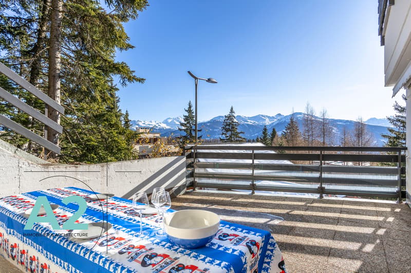 3 pezzi rinnovati vicino al centro di Crans - AFFITTO ANNUALE, Disponibile dal 26 aprile (12)