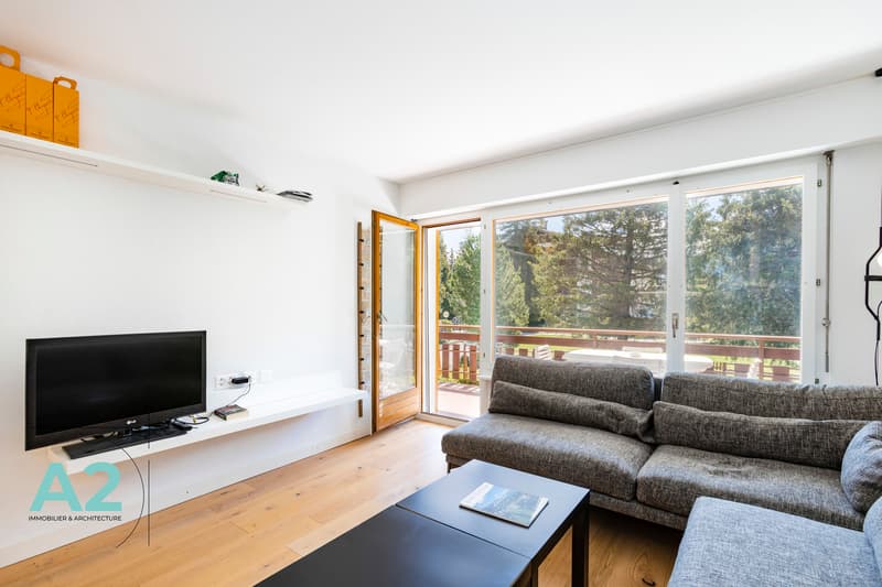Superbe 3 pièces entièrement rénové à deux pas du centre de Crans (7)