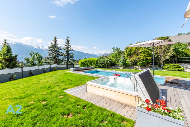Chalet de standing de 9 pièces avec piscine extérieur et sauna (1)