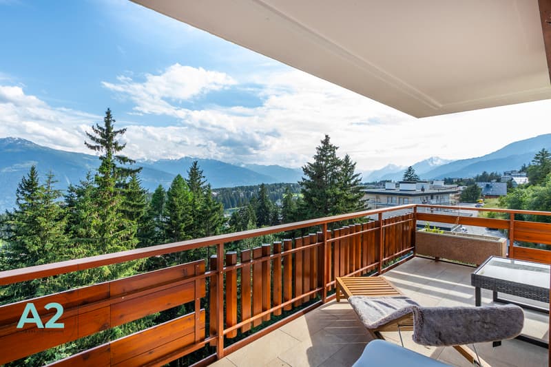 Appartement en attique à deux pas du centre de Montana (1)