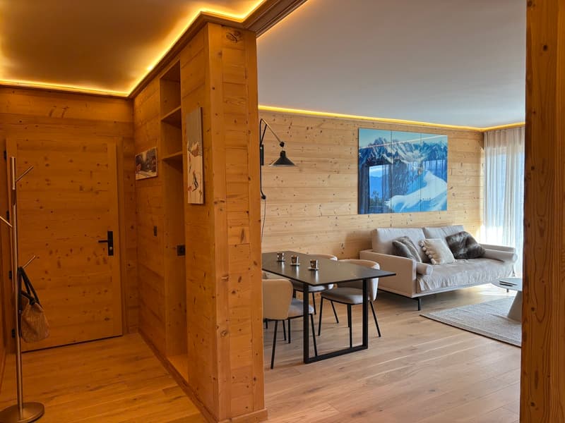 Appartement rénové en plein centre de Crans à louer à l'année (2)
