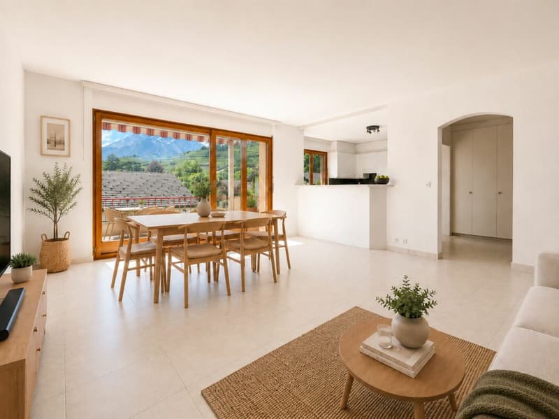 Magnificent 5-room apartment in Platta / Sion (1)