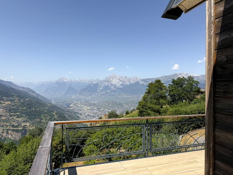 Magnificent chalet in Nax with exceptional panoramic views (6)