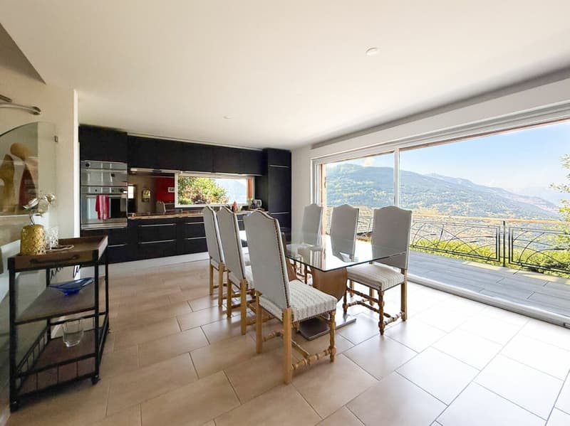 Magnificent chalet in Nax with exceptional panoramic views (11)