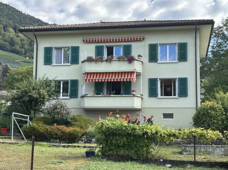 Immeuble et parcelle constructible à Ollon (2)