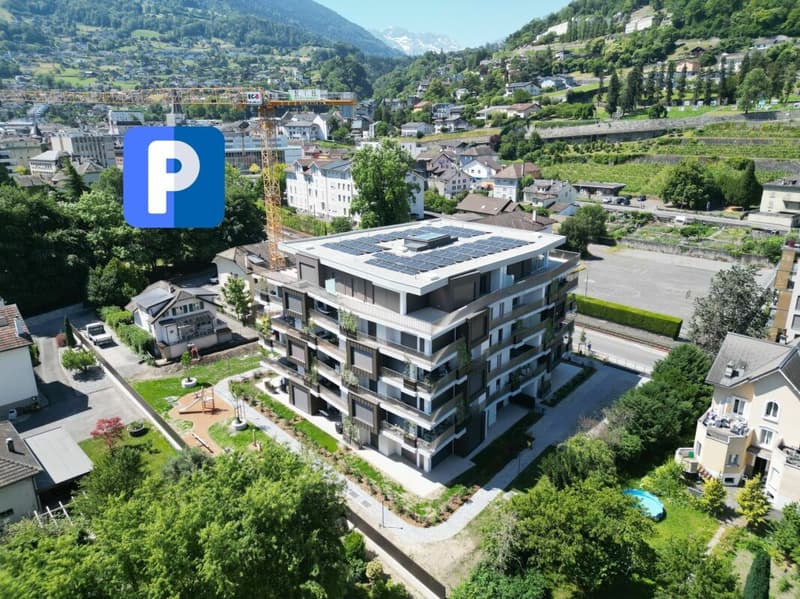 Vente place de parc garage souterrain PPE Les Jardins de Mabillon Monthey (1)