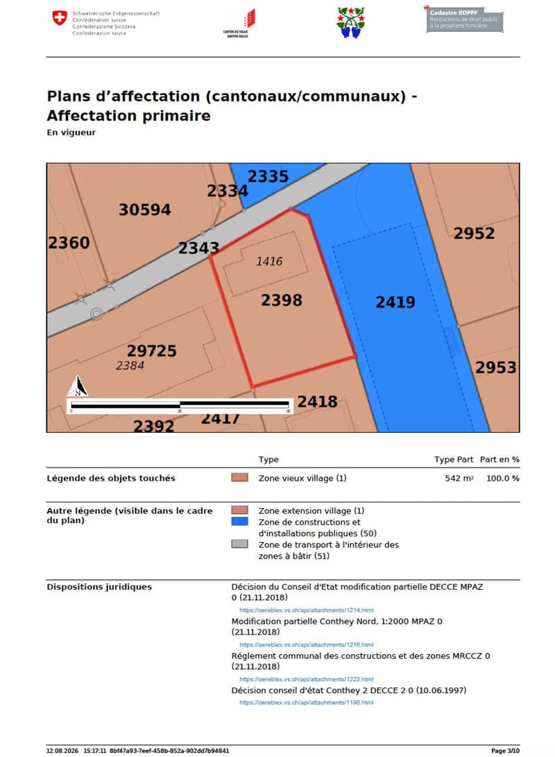 Plan d'affectation