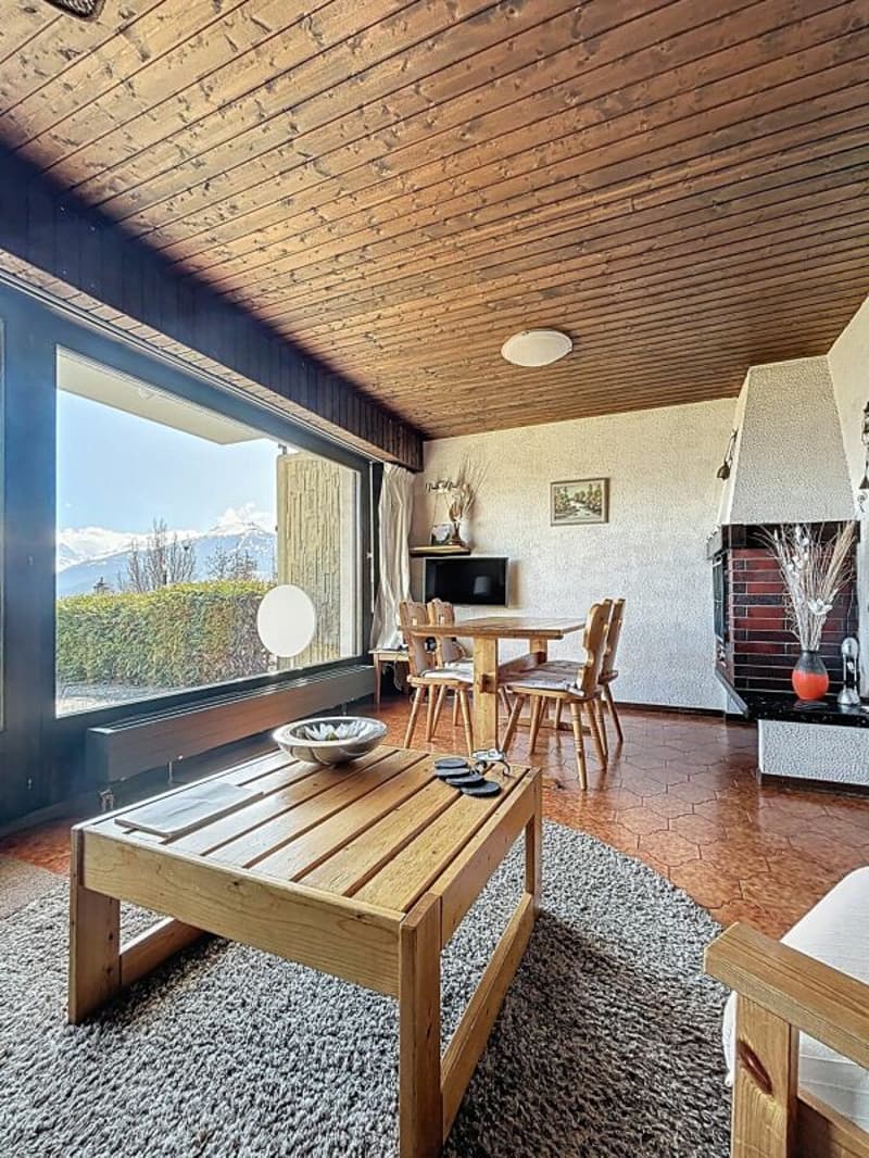 Appartement dans un chalet divisé en 2 à Mollens (3)