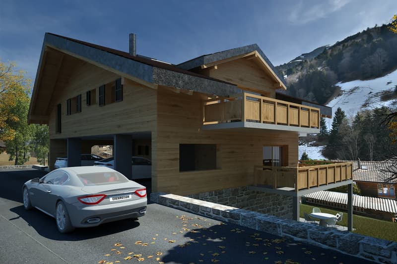 Magnifique appartement de 6,5 pièces dans un chalet à Val-d'Illiez (15)