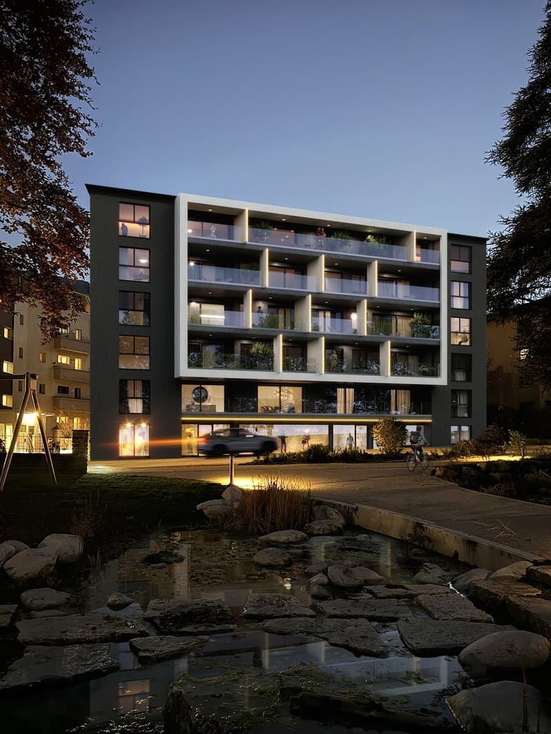 Several 3.5 room apartments for sale in a new "Aubépines22" development in Sion (1)