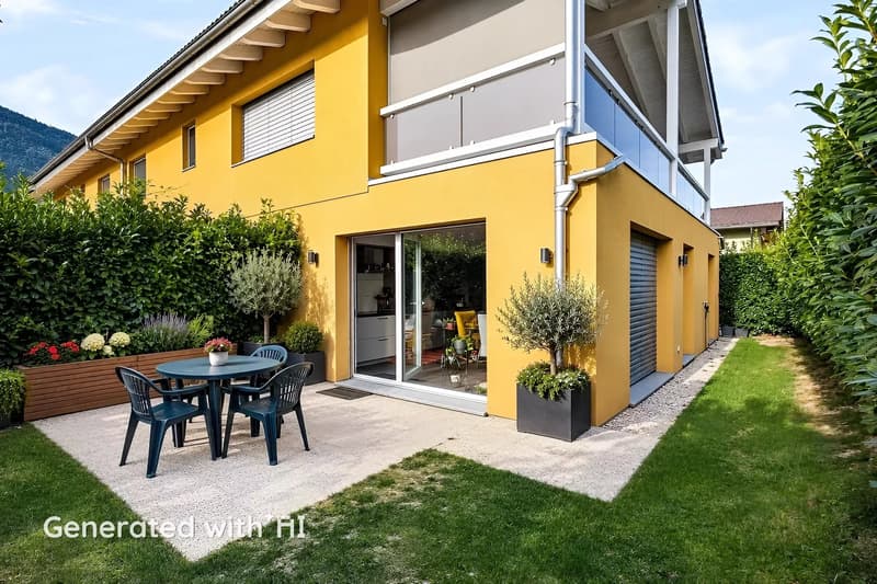 Appartement 3.5 pièces avec jardin privatif à Grône (2)