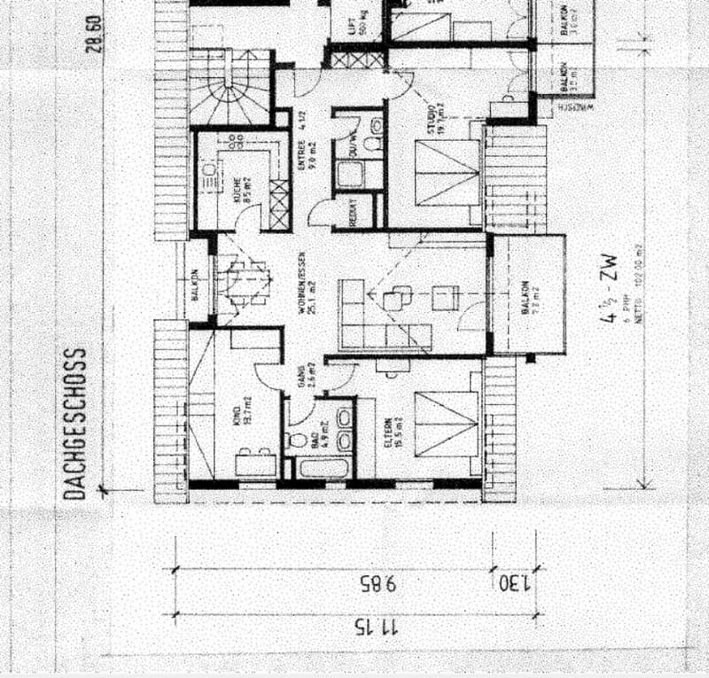 Appartement confortable de 4,5 pièces (11)