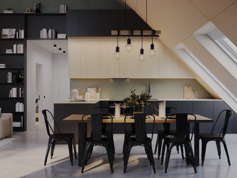 Cuisine aux combles