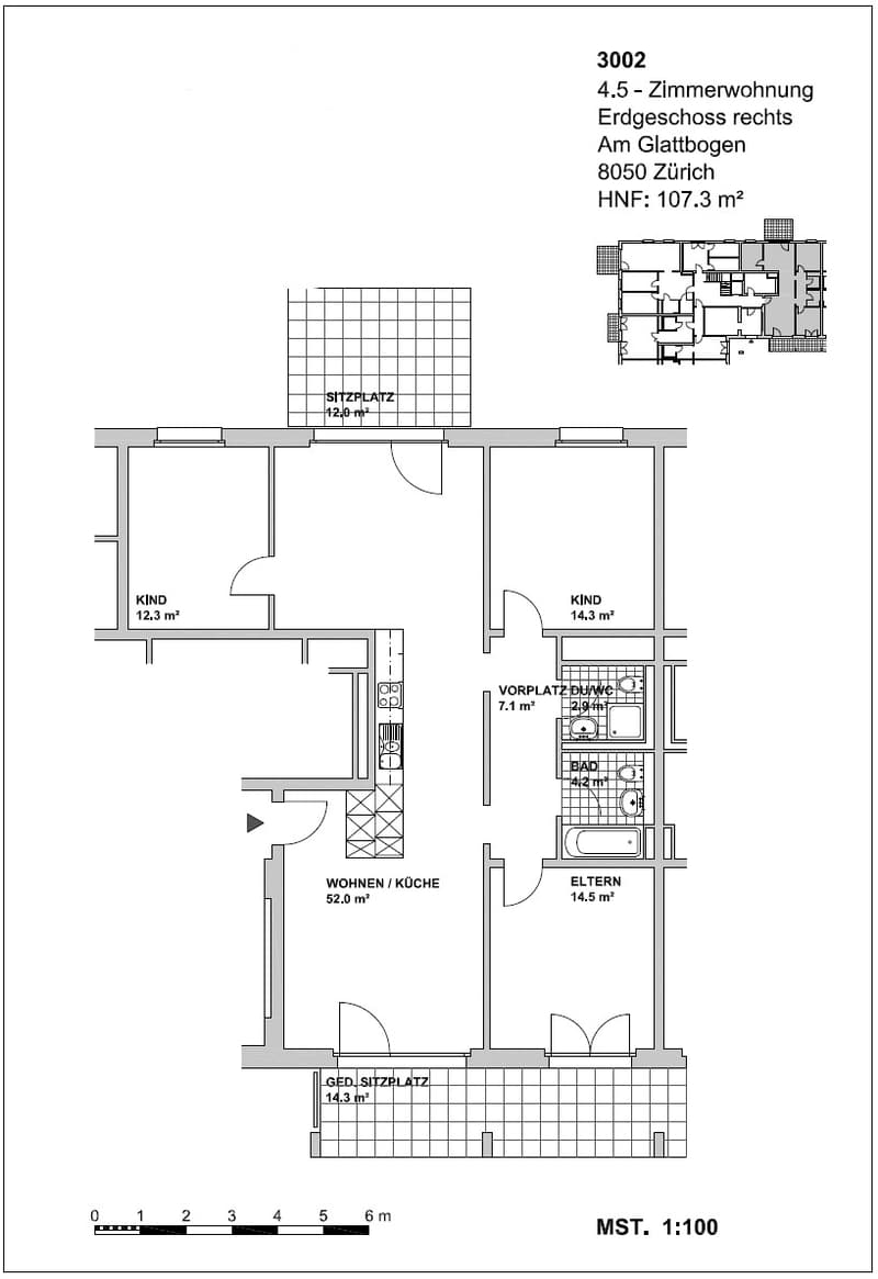 subventionierte 4.5-Zimmerwohnungen in Zürich-Oerlikon (5)