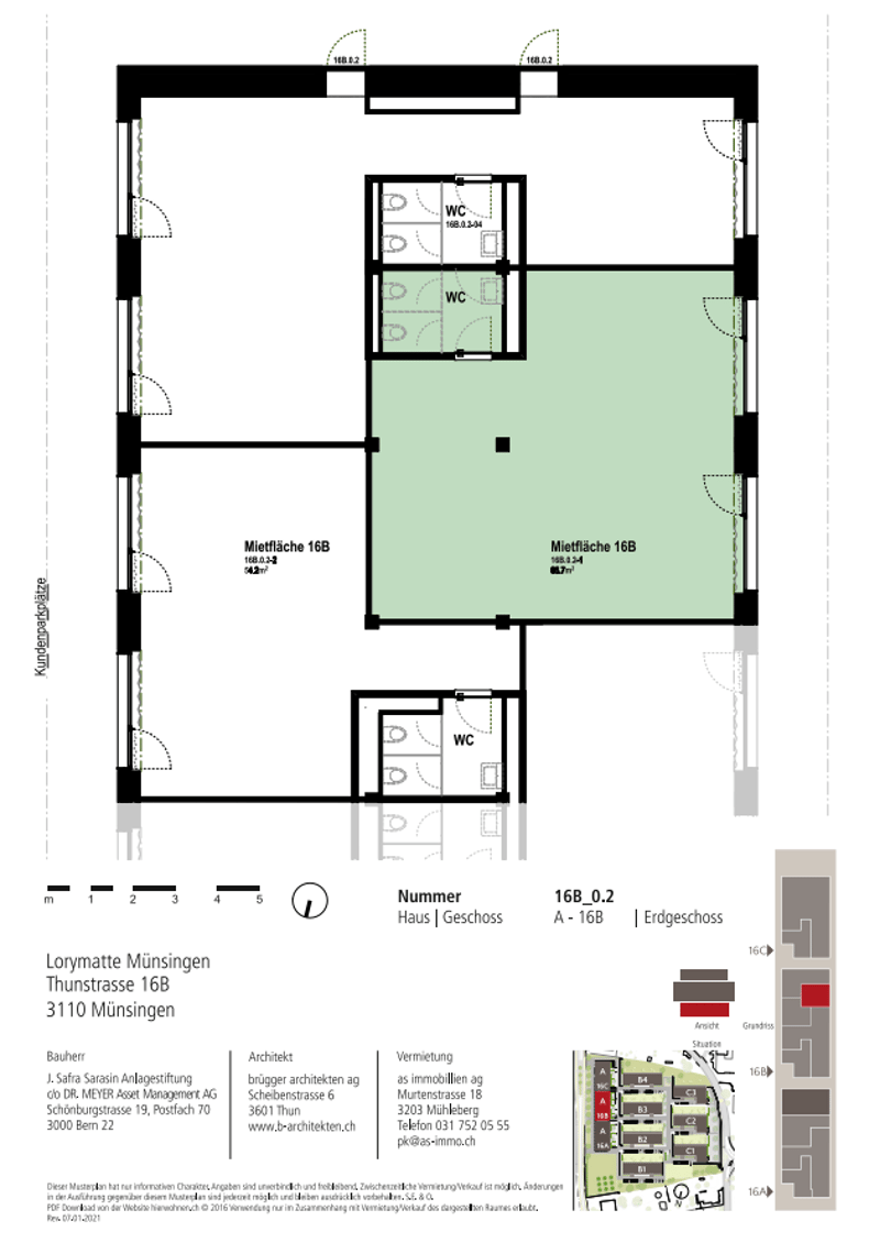 2 bathrooms, large living room, kitchen, 2 bedrooms