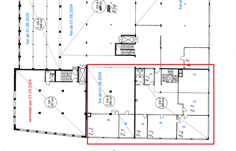 4 rooms, a kitchen, a bathroom, 1 balcony