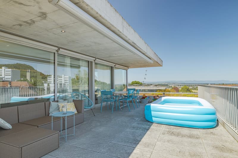 Vasta oasi di attico con terrazza di 117 m² e camino (15)