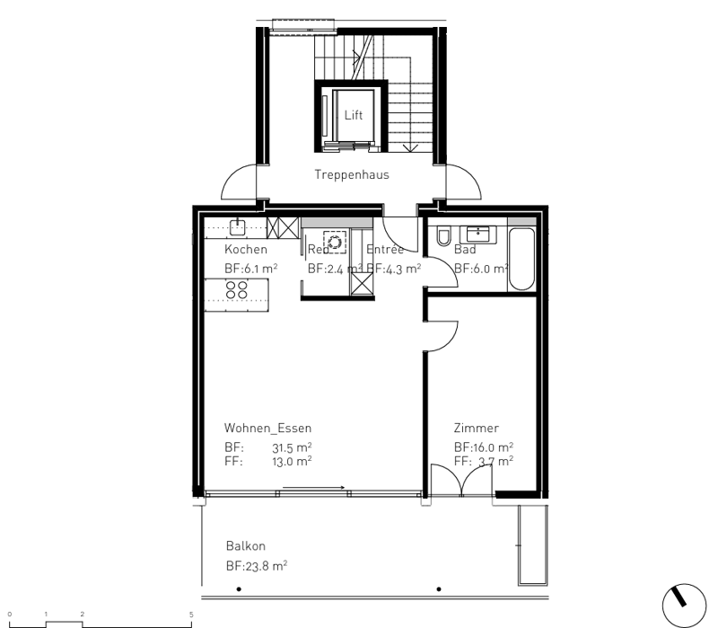 Appartement spacieux dans un quartier calme à louer (8)